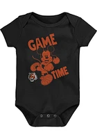 Cincinnati Bengals Baby Black Game Time One Piece