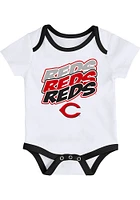 Cincinnati Reds Baby Black Monterey Tie Dye One Piece