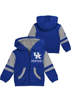 Kentucky Wildcats Baby Stadium Long Sleeve Full Zip Sweatshirt - Blue