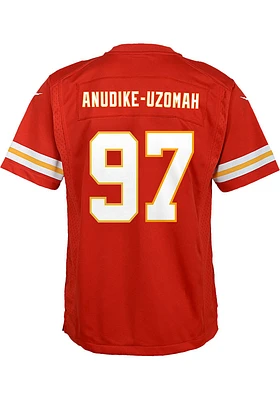 Felix Anudike-Uzomah Kansas City Chiefs Youth Red Nike Replica Football Jersey
