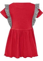 Ohio State Buckeyes Toddler Girls Red Too Cute Short Sleeve Dress