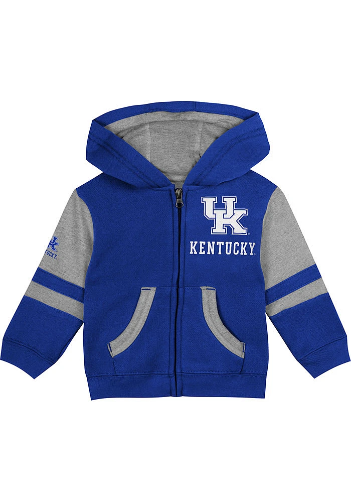 Kentucky Wildcats Toddler Stadium Design Long Sleeve Full Zip Sweatshirt - Blue