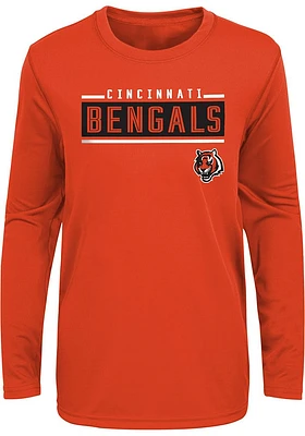 Cincinnati Bengals Boys Amped Up Long Sleeve T-Shirt