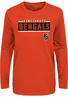 Cincinnati Bengals Boys Amped Up Long Sleeve T-Shirt