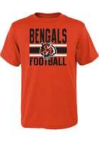 Cincinnati Bengals Boys Orange Fan Fave 3-in-1 Long Sleeve T-Shirt