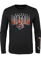 Cincinnati Bengals Boys Orange Fan Fave 3-in-1 Long Sleeve T-Shirt