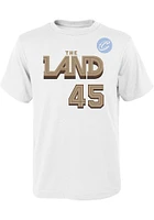 Donovan Mitchell Cleveland Cavaliers Youth White NBA City Edition Player Tee