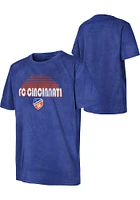 FC Cincinnati Youth Blue Shore Thing Short Sleeve T-Shirt