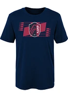 St Louis City SC Boys Navy Blue Hold It Up Short Sleeve T-Shirt