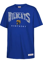 Mitchell and Ness Kentucky Wildcats Youth Blue Opportunity Short Sleeve T-Shirt