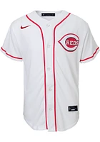 Elly De La Cruz  Nike Cincinnati Reds Youth White Home Replica Jersey