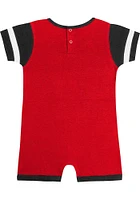 Cincinnati Reds Baby Grey Quick Pitch Short Sleeve One Piece