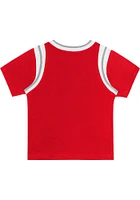 Cincinnati Reds Toddler Red Loaded Base Set Top and Bottom