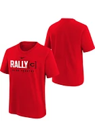 Nike Cincinnati Reds Youth Red Rally Home Short Sleeve T-Shirt