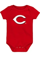 Cincinnati Reds Baby Grey Ball Park One Piece