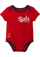 Nike Cincinnati Reds Baby Red Wordmark One Piece