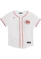 Nike Cincinnati Reds Boys White Home Game Blank Baseball Jersey