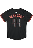 Elly De La Cruz  Cincinnati Reds Boys Black City Connect Limited Baseball Jersey