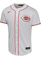 Elly De La Cruz  Nike Cincinnati Reds Youth White Home Game Jersey