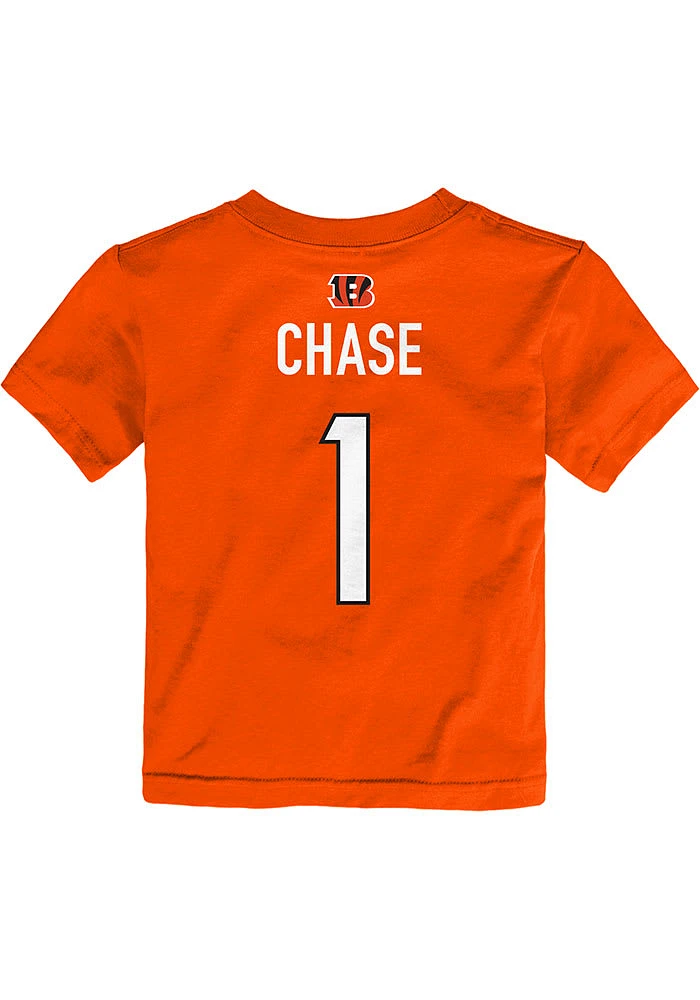 Ja'Marr Chase Cincinnati Bengals Infant Mainliner NN Short Sleeve T-Shirt