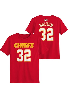 Nick Bolton  Kansas City Chiefs Boys Red Mainliner NN Short Sleeve T-Shirt
