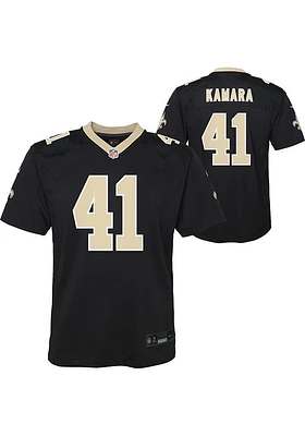 Alvin Kamara New Orleans Saints Youth Black Nike Replica Football Jersey