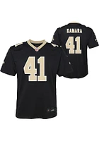 Alvin Kamara New Orleans Saints Youth Black Nike Replica Football Jersey