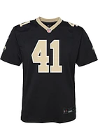 Alvin Kamara New Orleans Saints Youth Black Nike Replica Football Jersey
