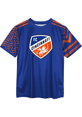 FC Cincinnati Boys Blue Winning Tackle Short Sleeve T-Shirt