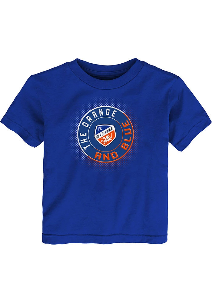 FC Cincinnati Toddler Blue On Point Short Sleeve T-Shirt