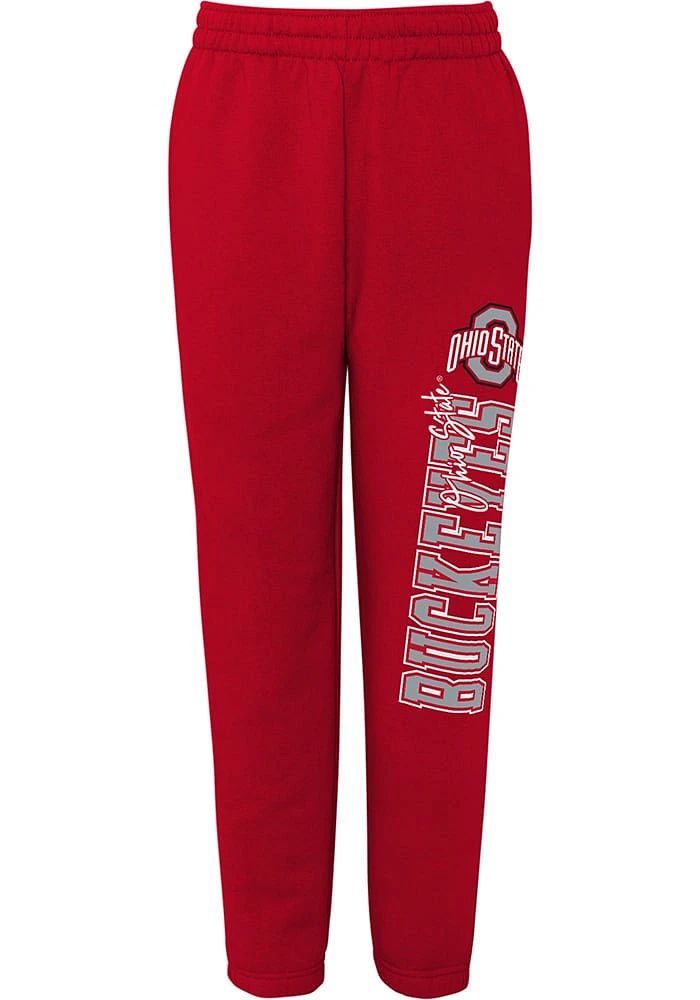 Ohio State Buckeyes Youth Red Team Banner Sweatpants