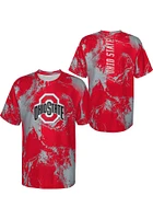 Ohio State Buckeyes Boys Red The Mix Short Sleeve T-Shirt