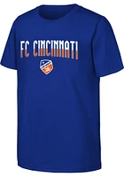 FC Cincinnati Youth Blue Defender Short Sleeve T-Shirt