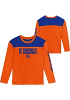 FC Cincinnati Boys Orange Unbeaten Run Long Sleeve T-Shirt