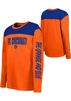 FC Cincinnati Youth Orange Unbeaten Run Long Sleeve T-Shirt