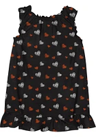 Cincinnati Bengals Infant Girls Black Minnies Bow Set Top and Bottom