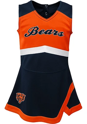 Chicago Bears Baby Navy Blue Captain Dress Set Cheer