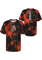 Cincinnati Bengals Boys Black The Mix Short Sleeve T-Shirt