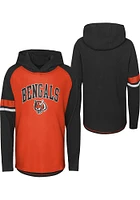 Cincinnati Bengals Youth Black Playbook Lightweight Long Sleeve Hoodie