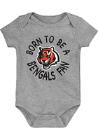 Cincinnati Bengals Baby Black Born To Be SS 3 PK One Piece