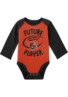 Cincinnati Bengals Baby Black Playtime LS 2 PK One Piece