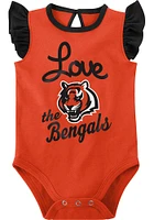 Cincinnati Bengals Baby Black Spread The Love Design Set One Piece