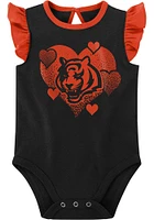 Cincinnati Bengals Baby Black Spread The Love Design Set One Piece