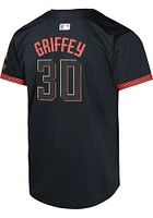 Ken Griffey Jr.  Nike Cincinnati Reds Youth Black City Connect Limited Jersey