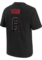 Jonathan India Cincinnati Reds Youth Black Fuse City Connect Player Tee