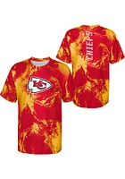 Kansas City Chiefs Youth Red The Mix Short Sleeve T-Shirt