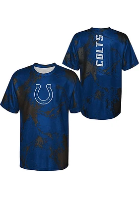 Indianapolis Colts Youth Blue The Mix Short Sleeve T-Shirt