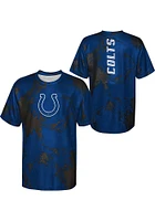 Indianapolis Colts Youth Blue The Mix Short Sleeve T-Shirt