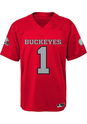 Ohio State Buckeyes Boys Red Replica Football Jersey