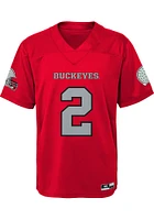 Emeka Egbuka Ohio State Buckeyes Youth Red Outer Stuff Replica NN Football Jersey